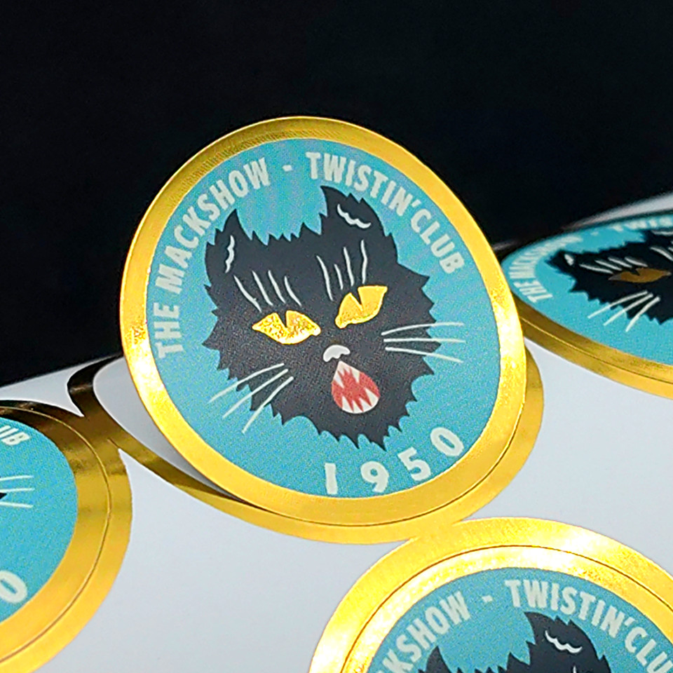 

Custom Logo Printing Hot Stamping Gold Foil Label Transparency pvc Roll Stickers Waterproof Bopp Vinyl Honey Pot Bottle Labels