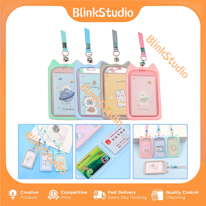 

Gantungan Kartu Kantor / Name Tag Lanyard / Gantungan Kartu Karakter Kucing Lucu