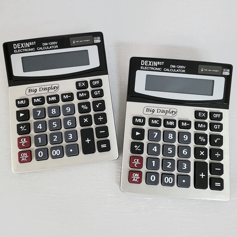 

Kalkulator Dexin DM-1200V Plus Akuntansi 12 Digit / Kalkulator Dagang yang Besar