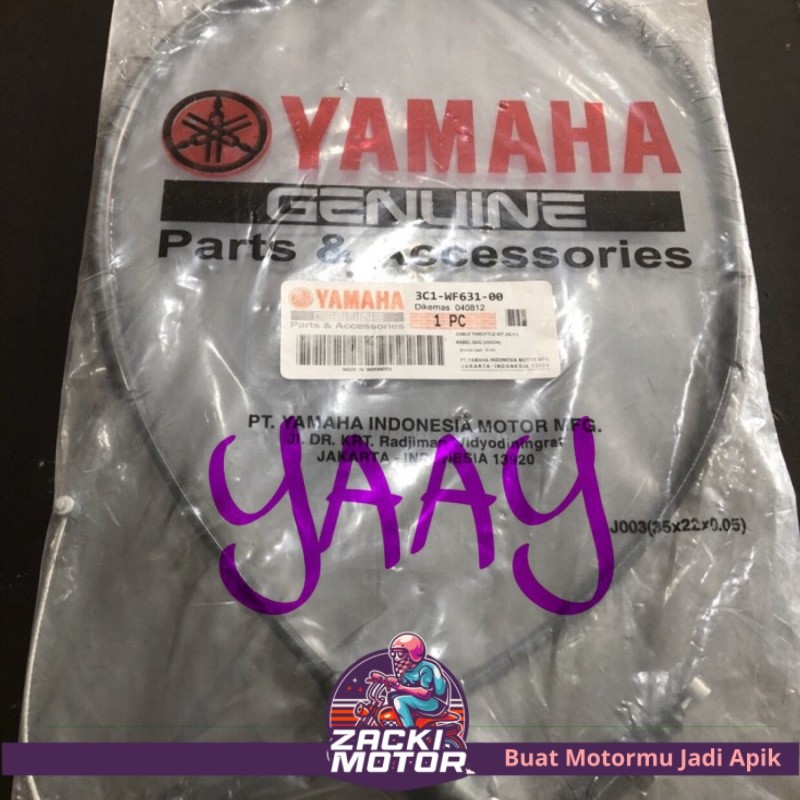 3C1 KABEL GAS CABLE THROTTLE TALI YAMAHA MOTOR VIXION OLD LAMA