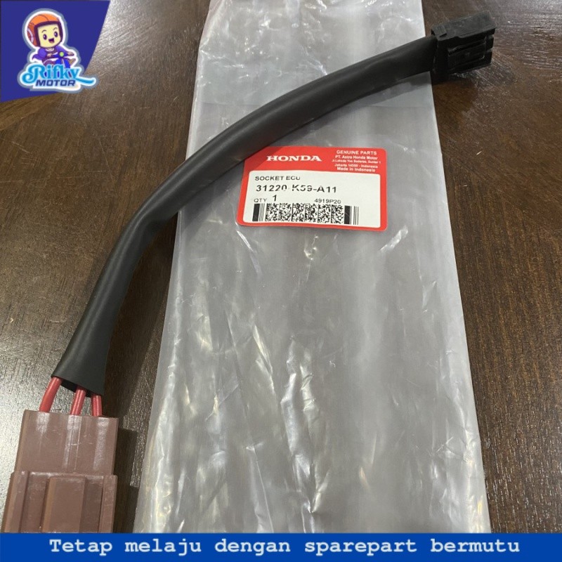 K59 SOCKET ECU KABEL SOKET ECM CDI MOTOR VARIO 125 150 FI F1 LED PCX OLD LAMA NEW BARU