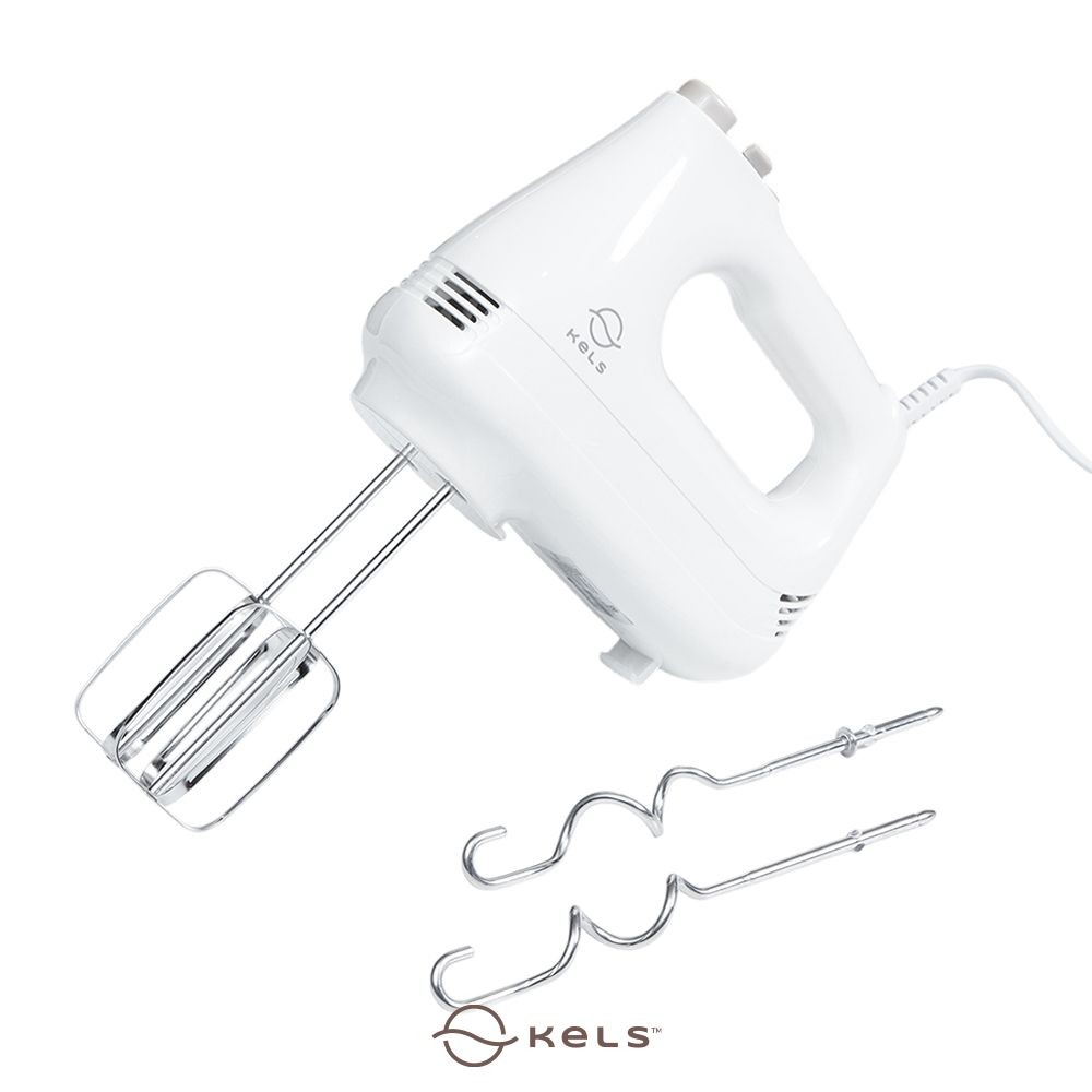 Kels Delly Hand Mixer - Putih Pengaduk Pengocok Adonan Tangan Peralatan Masak Perlengkapan Dapur Pen