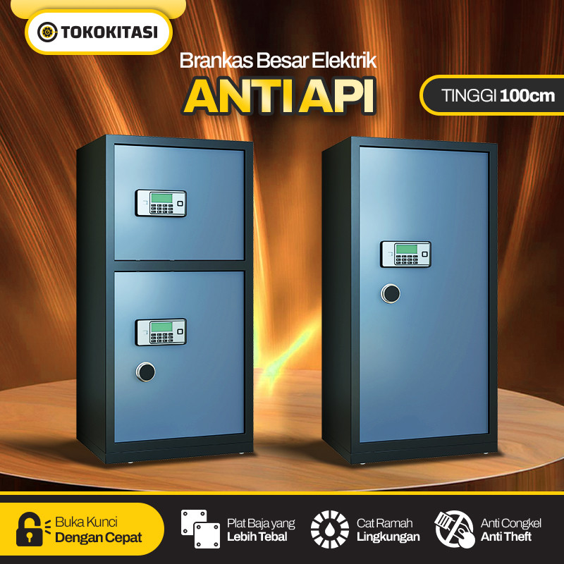 BRANKAS BESAR TAHAN API 100150CM BRANKAS SAFE BOX ANTI API BRANGKAS UANG EMAS DAN DOKUMEN