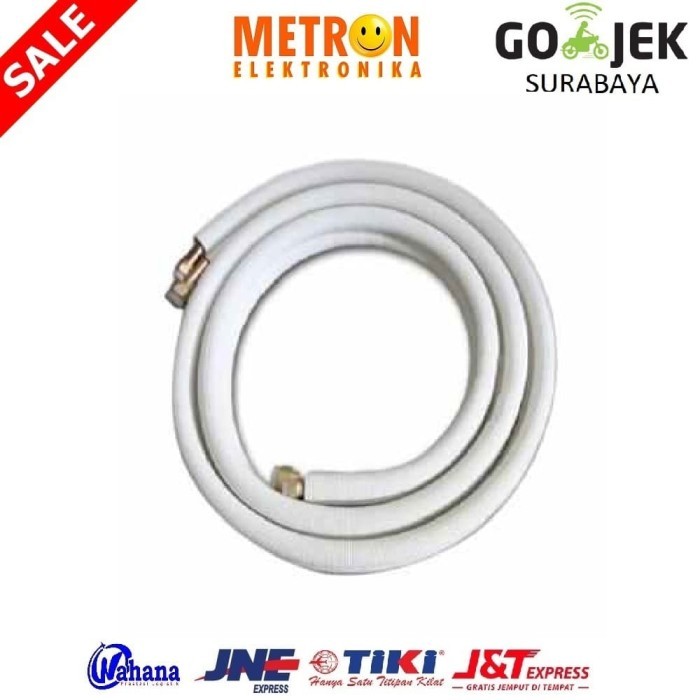 PAKET PASANG AC + PIPA AC 1 PK INVERTER 2,5 METER + SIKU SURABAYA - surabaya