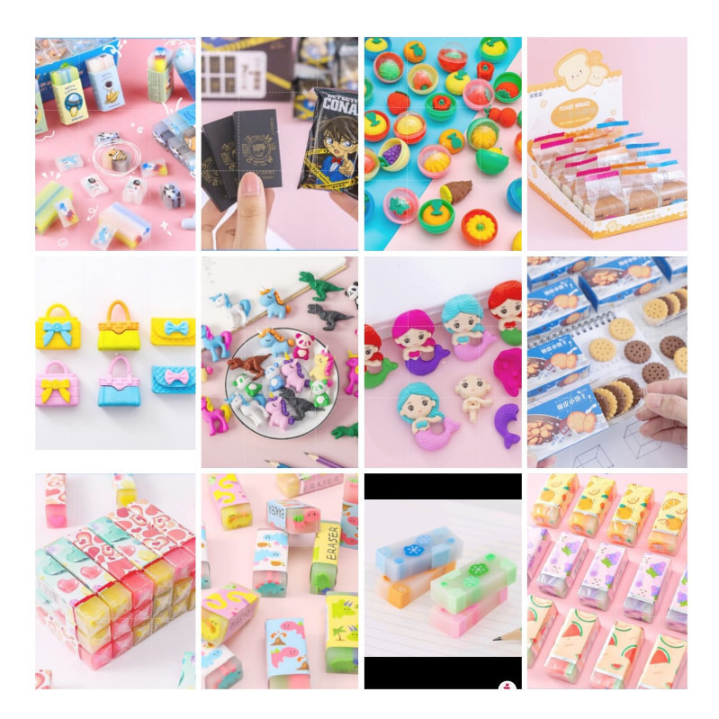 

HFM Penghapus Karakter Fruit Animal space soccer Lucu