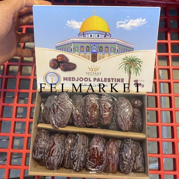 

Kurma Medjool Jumbo Sultani Palestina Grade 1 / Kurma Medjool Jumbo 1 Kg / Box