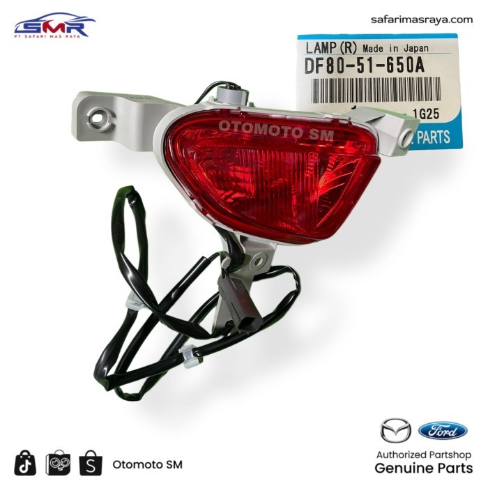 Foglamp Fog Lamp Belakang Kanan Mazda 2 Non Skyactiv Original DF8051650A berkualitas