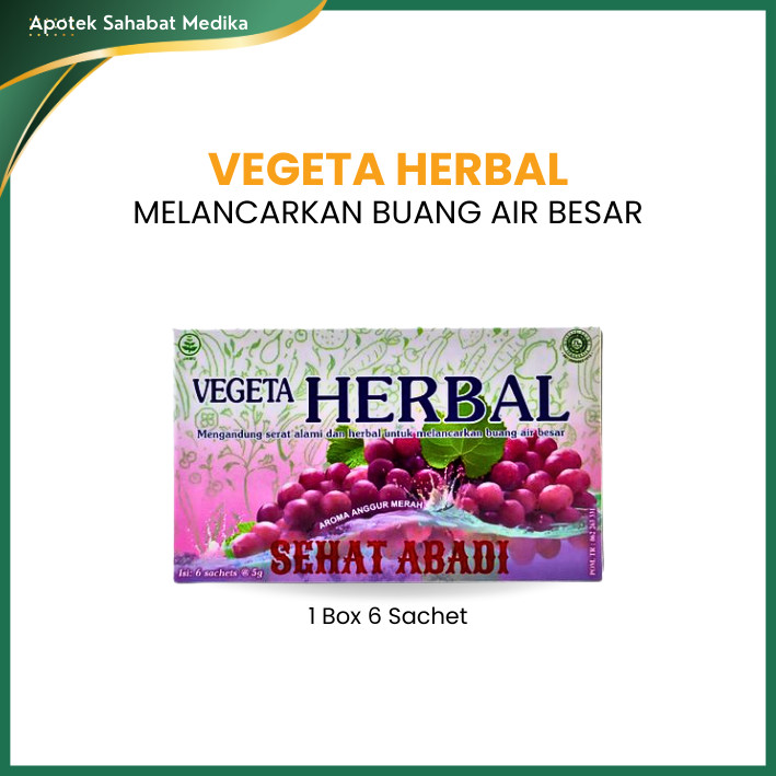 

VEGETA HERBAL ANGGUR 6 SACHET