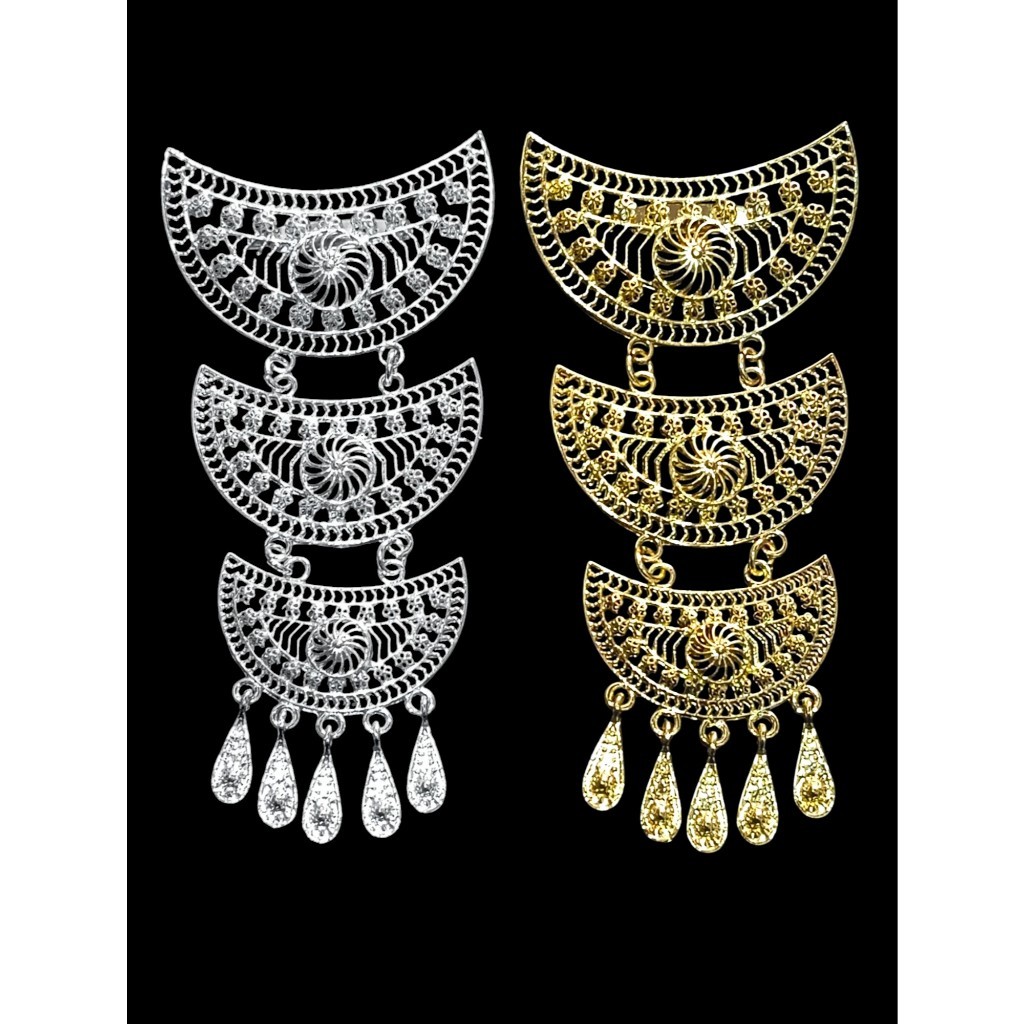 Bros kebaya adat 3 susun bros hijab etnik rumah gadang aksesoris wedding kebaya