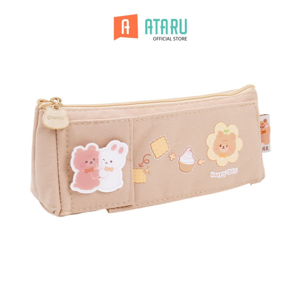 

Ataru Tempat Pensil Bear Mix Colors pouch pensil pulpen pencil case tempat alat tulis peralatan tulis kids school stationery