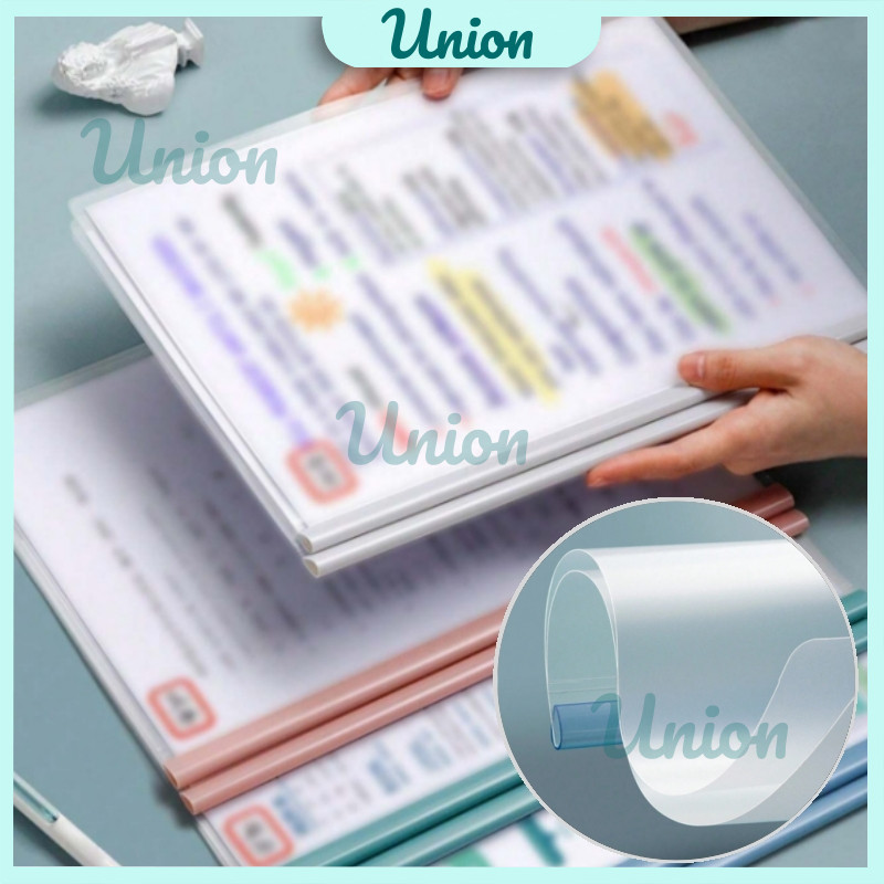 

UM Sheet Protector A4 / Sliding Report File Folder Bahan Pp/ Dokumen Keeper /Report Cover Document File Holder Organizer