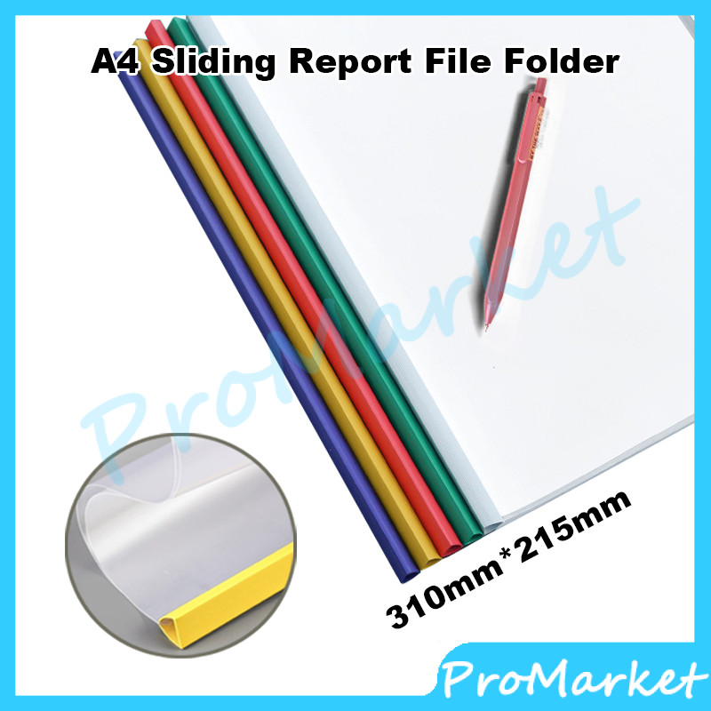 

Report Cover Document File Holder Organizer / Clear holder A4 / Sliding Report File Folder 0.2MM