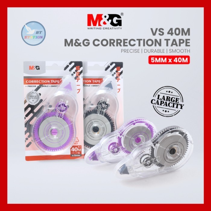 

M&G Correction Tape VS 40M / M&G Tip-Ex Kertas isi 40 Meter ACT56171