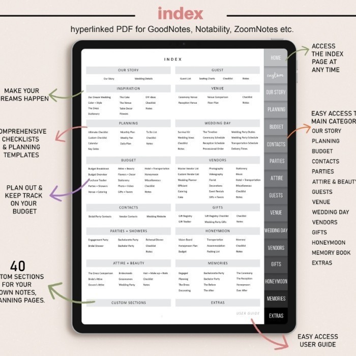 

ANDROID TAB PAPERLESS WEDDING PLANNER - BUKU RENCANA PERNIKAHAN