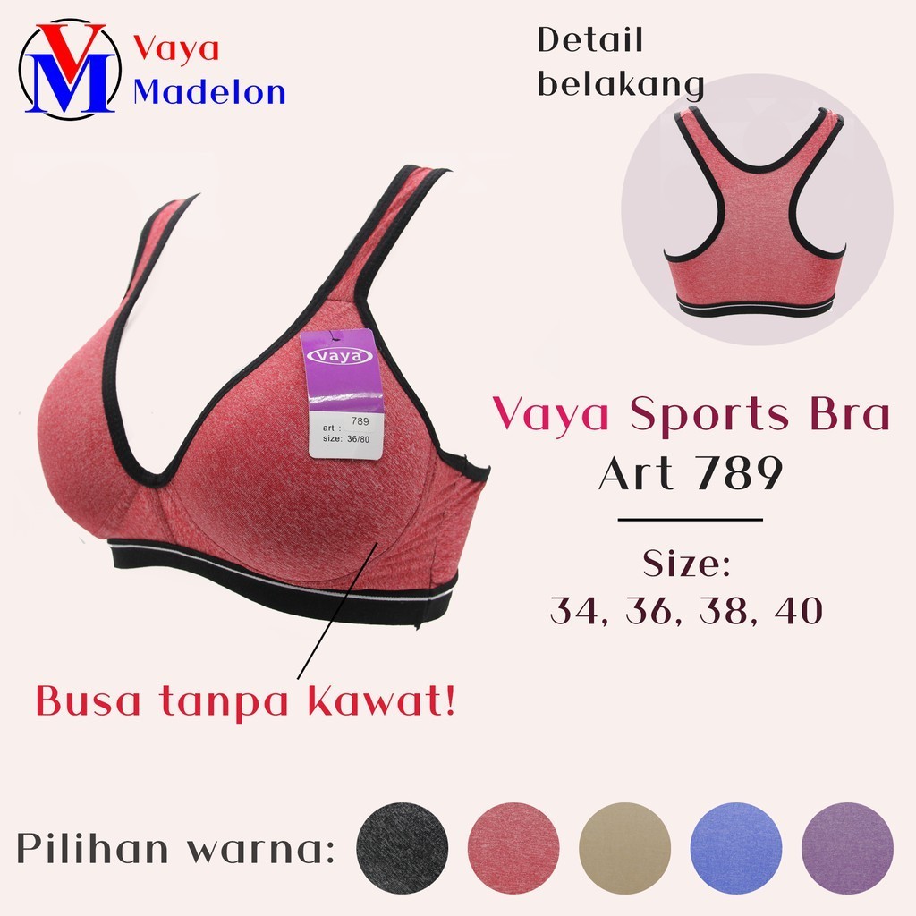 Vaya Sport Bra Ada Busa Art 789