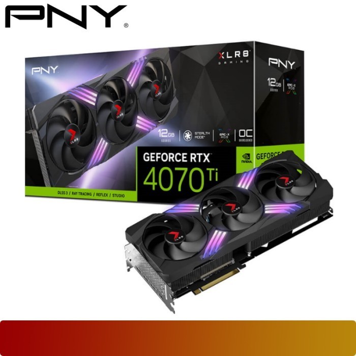 PNY GeForce RTX 4070 Ti 12GB OC XLR8 Gaming Verto TF