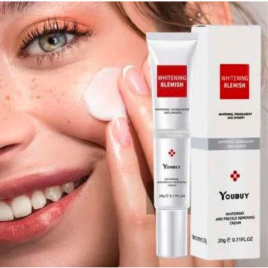 Youbuy Whitening Freckle Cream Menghilangkan Bintik-bintik Gelap Anti Bintik Cream Niacinamide Memud