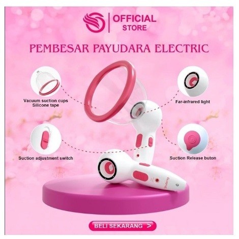 VACUM PAYUDARA ELEKTRIK SHUTENG ASLI | Alat Vacum Payudara Elektrik | Pembesar Dan Pengencang Payuda