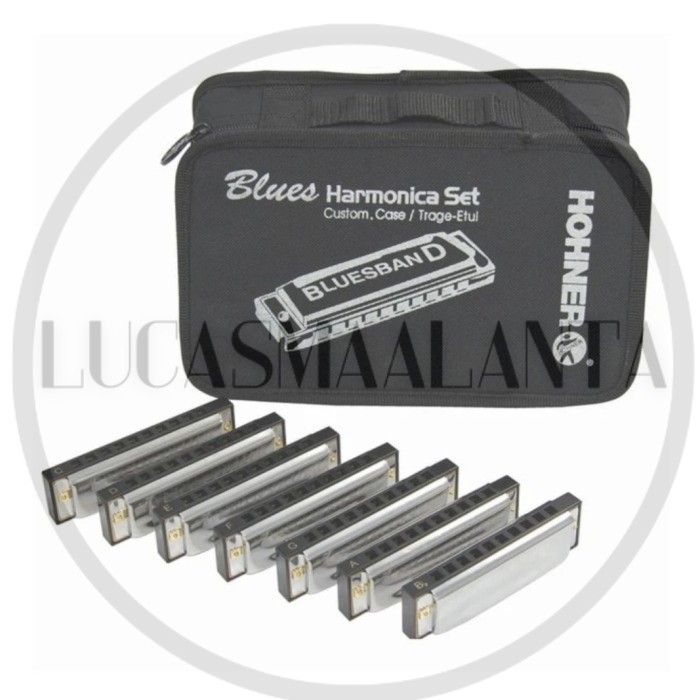 harmonica hohner blues diatonic set isi 7 key