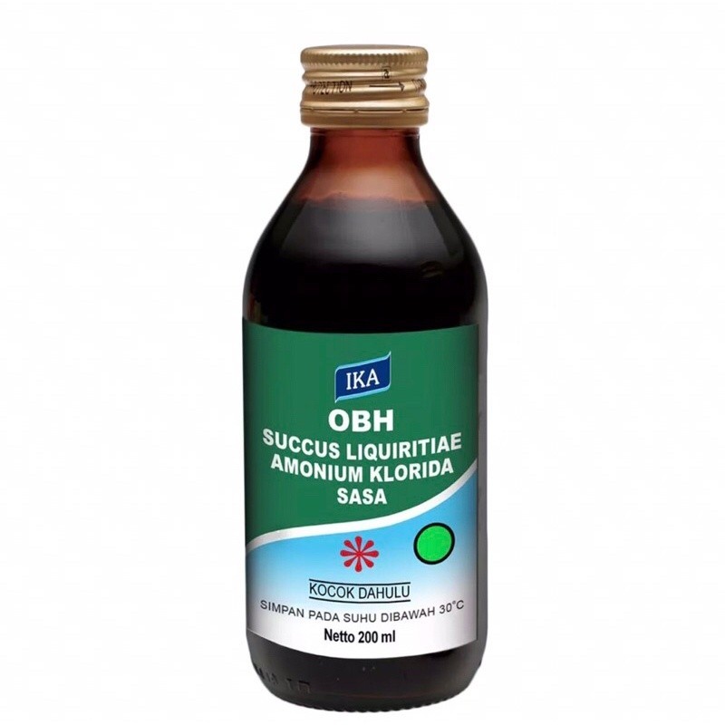 Obh Ika 200ml & 100ml / Obat Batuk Hitam Obh Ika / IM