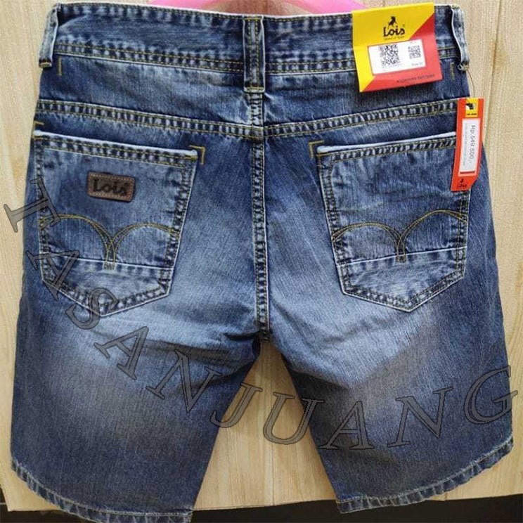 CELANA PENDEK PRIA JEANS LOIS / Celana Jeans Pendek Pria Original 100% Lois Model Terbaru