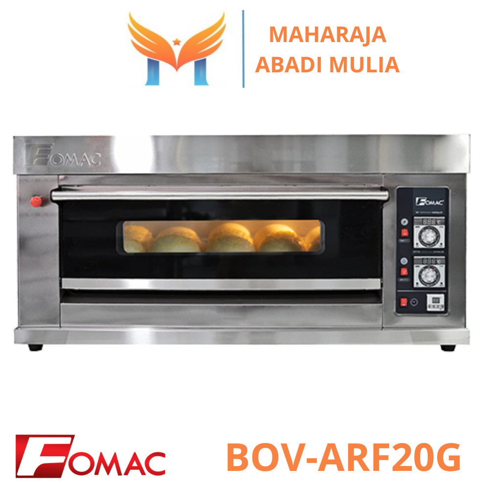 Gas Oven Roti 1 Deck 2 Tray Fomac Bov-Arf20g Oven Roti Gas 1 Deck 2 Tray Garansi Resmi