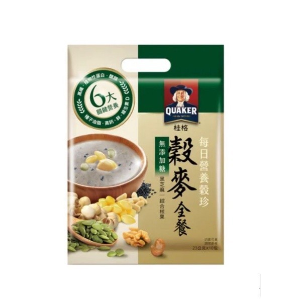 Quaker Oatmeal instant Sereal Muesli Bergizi dengan 6 Nutrisi/menu diet/less sugar