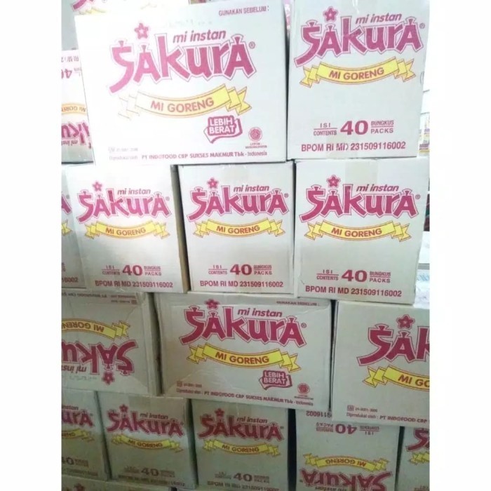 

Mi Goreng Sakura Isi 40 Pcs