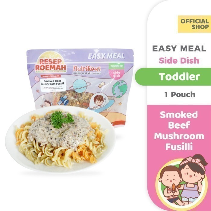 

Resep Rah Smoked Beef Mushroom Fusilli / Toddler
