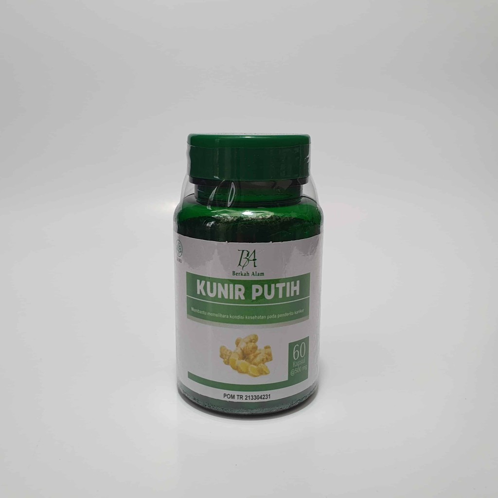 Kapsul Kunir Putih Extrak  @ 60 Kapsul / Kapsul Kunir Putih / Extrak Kunir Putih