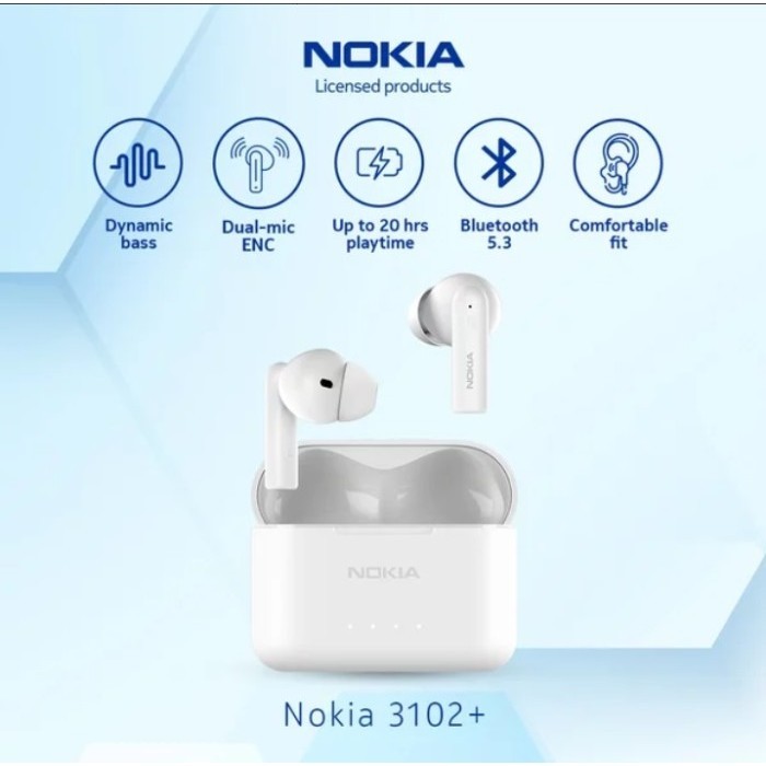 Nokia Essential True Wireless Earphones TWS E3102 Plus
