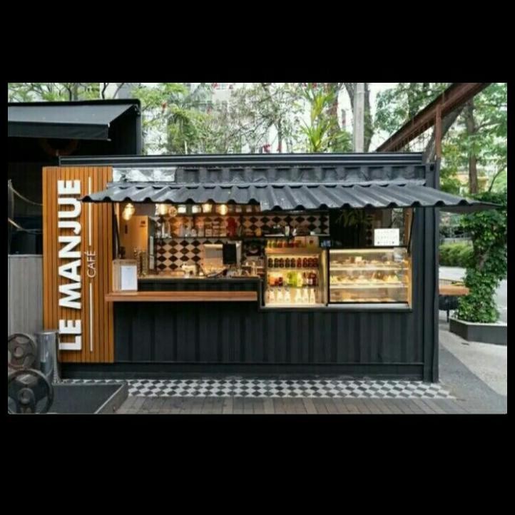 

FROMO SLE SPESIAL HARGA MURAH 9.9 Ekslusif Booth Container Bondek 3X2X2,2 Hitam