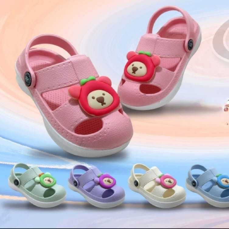 ago NEW ERA TK 42037 sandal Slop FUJI Tali belakang Jely Korea sandal anak cewek sandal santai sanda