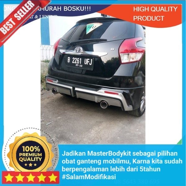 Body kit Aksesoris Eksterior Mobil BODYKIT YARIS 2014-16 COSTUM ONGKIR  ONGKIR Kualitas Grade A Teba