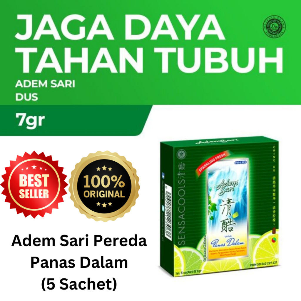 

[FRESH] Adem Sari Pereda Panas Dalam (5 Sachet)