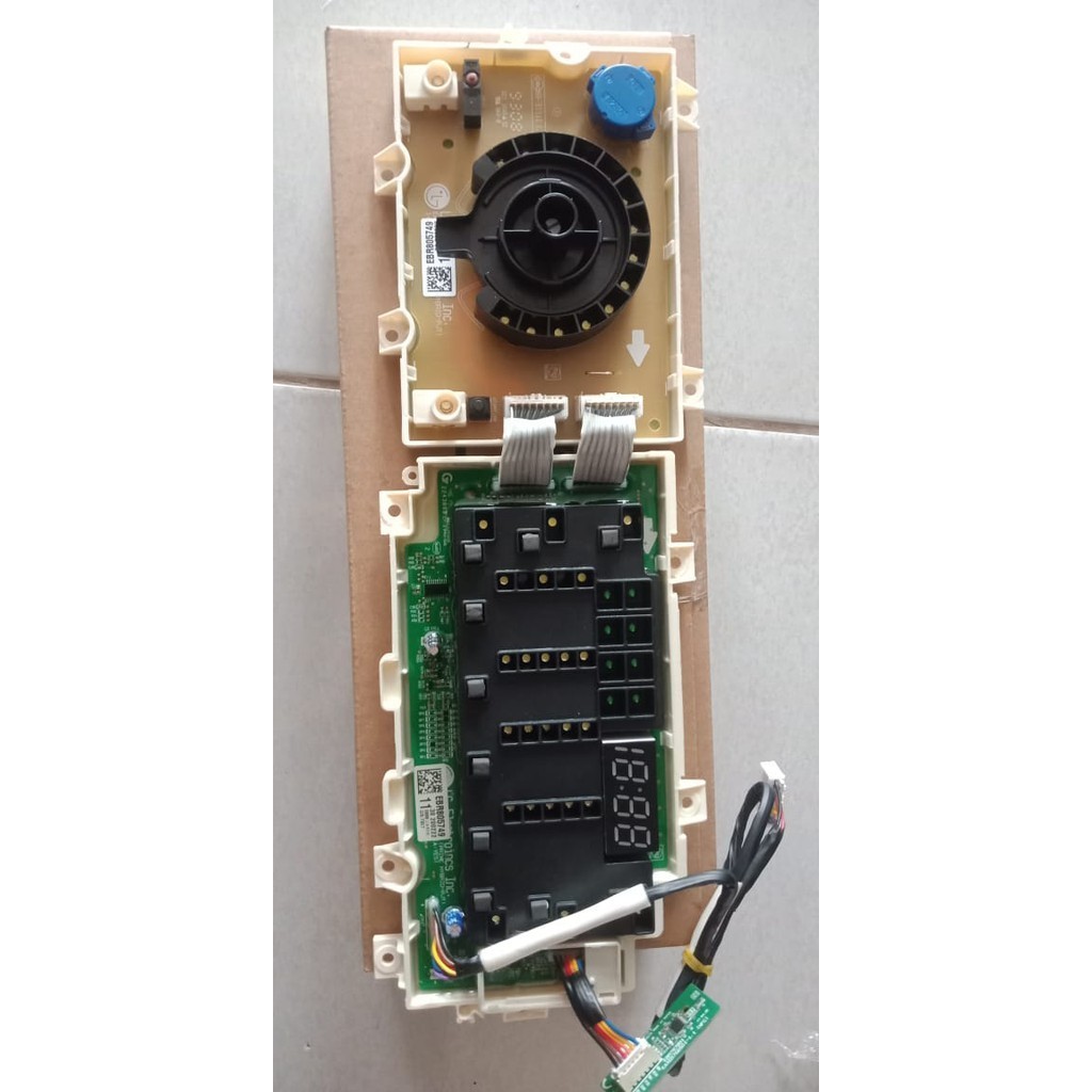 MODUL PCB DISPLAY EBR805749 11 MESIN CUCI FRONTLOAD LG F1007NPPW / F1007 NPPW