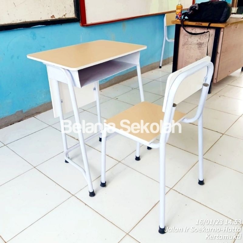 meja kursi belajar sd smp sma - meja kursi sekolah - meja sekolah - meja belajar - kursi siswa - ban