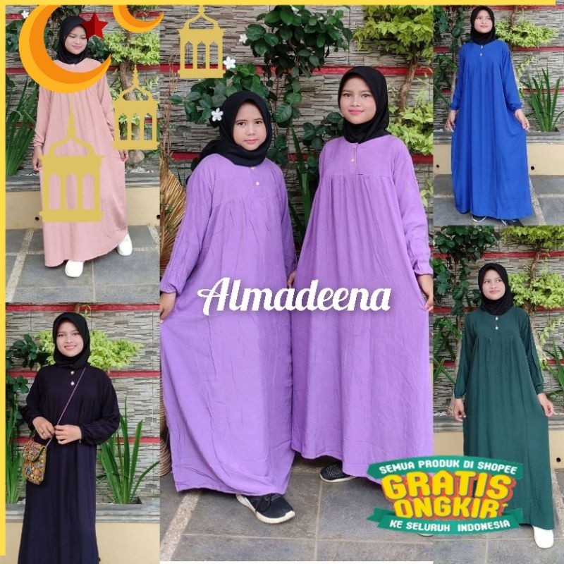GAMIS ANAK NORA REMAJA TANGGUNG ABG RAYON PREMIUM / GAMIS ANAK PEREMPUAN UMUR 7-8-9-10-11-12-13-14-1