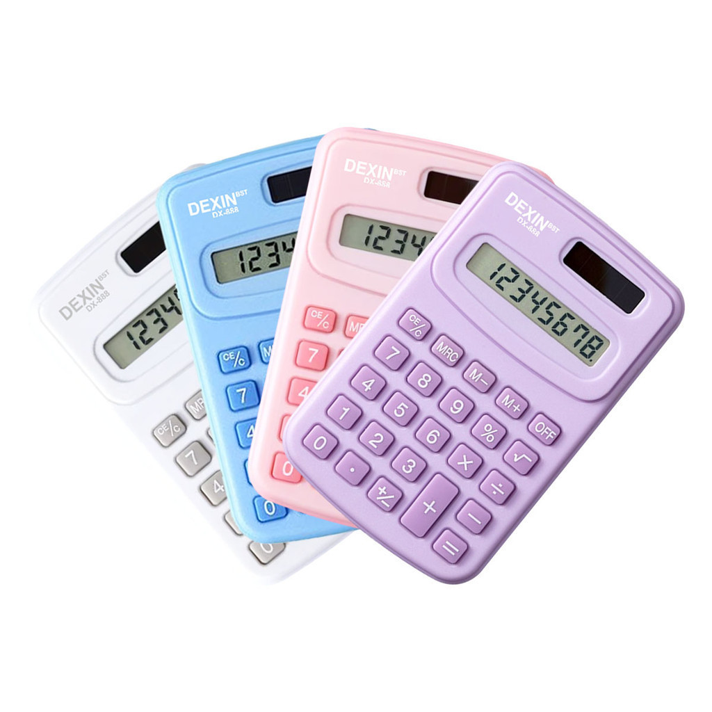 

Kalkulator Dexin DX-888 Mini Saku Kecil Pocket Calculator Warna Pastel