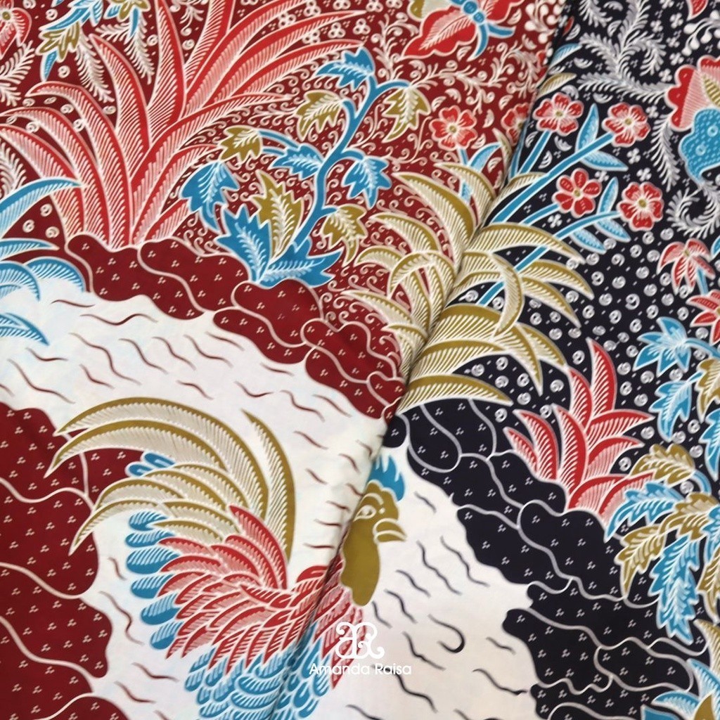 Kain Batik Meteran Potongan Motif Ayam Jago
