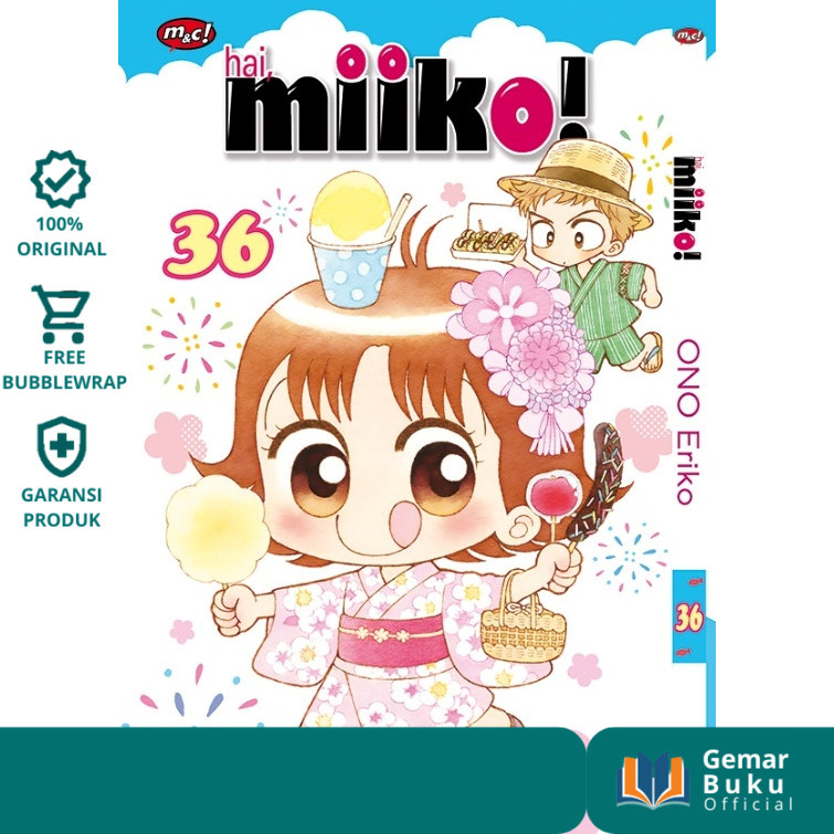 GB - Hai, Miiko 36 - Premium Edition (BONUS STIKYNOTE DAN POSTCARD)