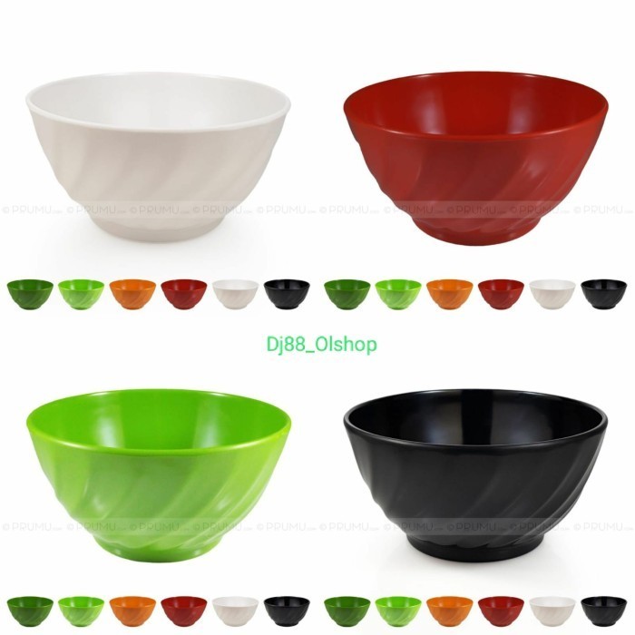 Mangkok Mie Ulir Melamin 6 inch Merek Unica M-9060