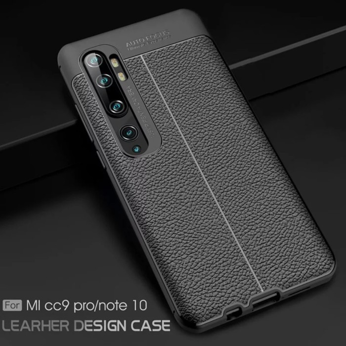 CASE XIAOMI MI NOTE 10 PRO AUTOFOCUS CASE CARBON LEATHER ANTI HEAT