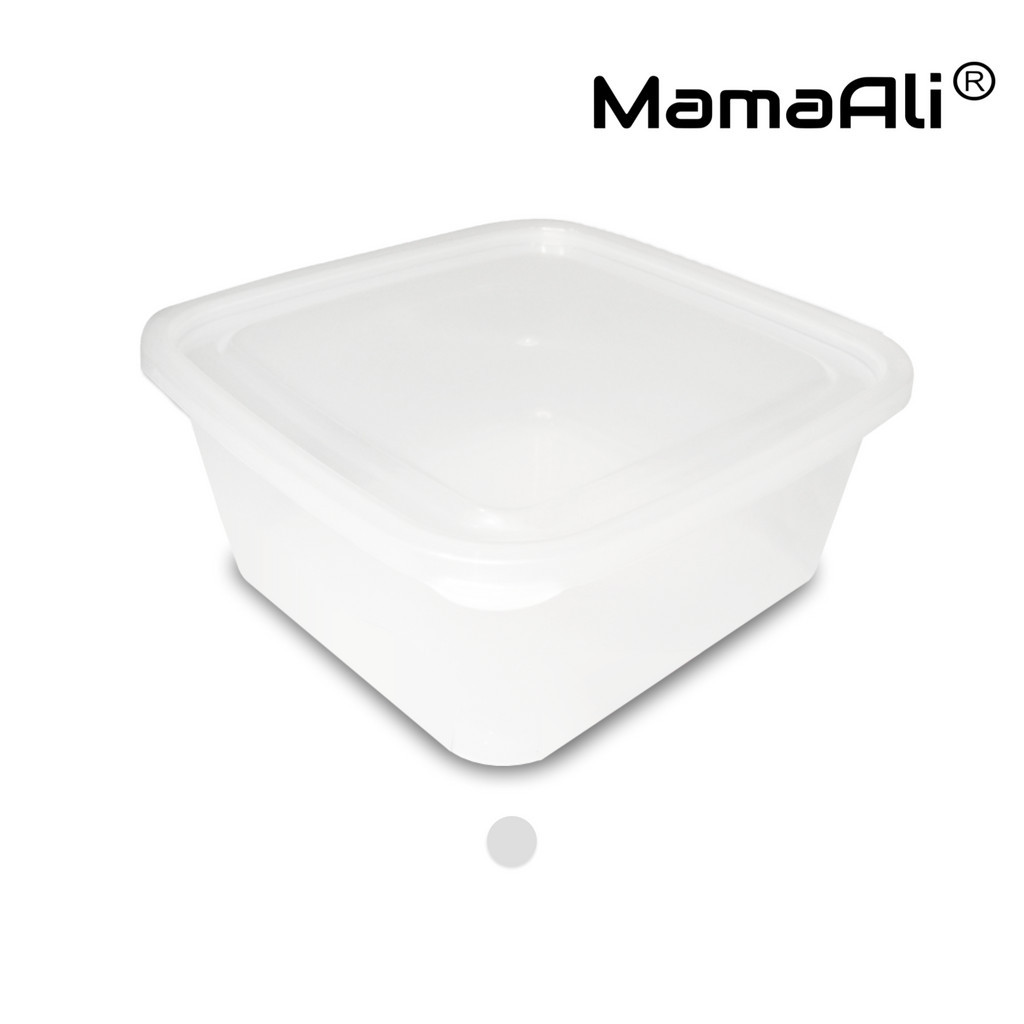 MamaAli Food Keeper Tempat Penyimpanan Makanan, Square Container, M-123