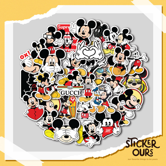 

STICKER PACK COOL MICKEY | STIKER TUMBLER LAPTOP | STIKER KOPER HELM