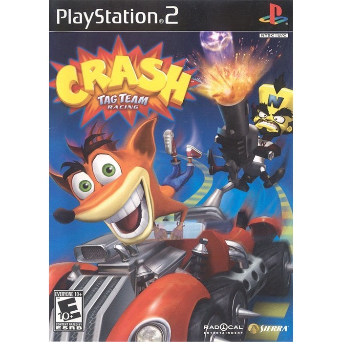 Kaset Playstation 2 - Crash Tag Team Racing