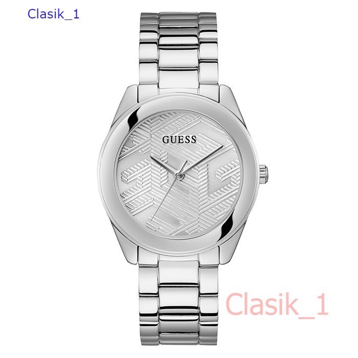 Original 100% GUESS Ladies Watch CUBED Silver - GW0606L1