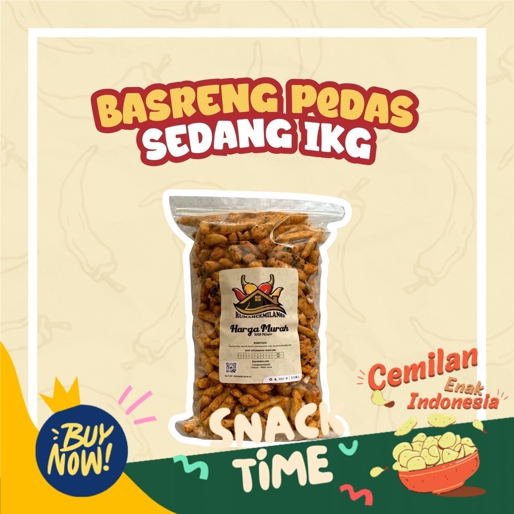 

Special Diskon BASRENG pedas sedang daun jeruk 1 kg