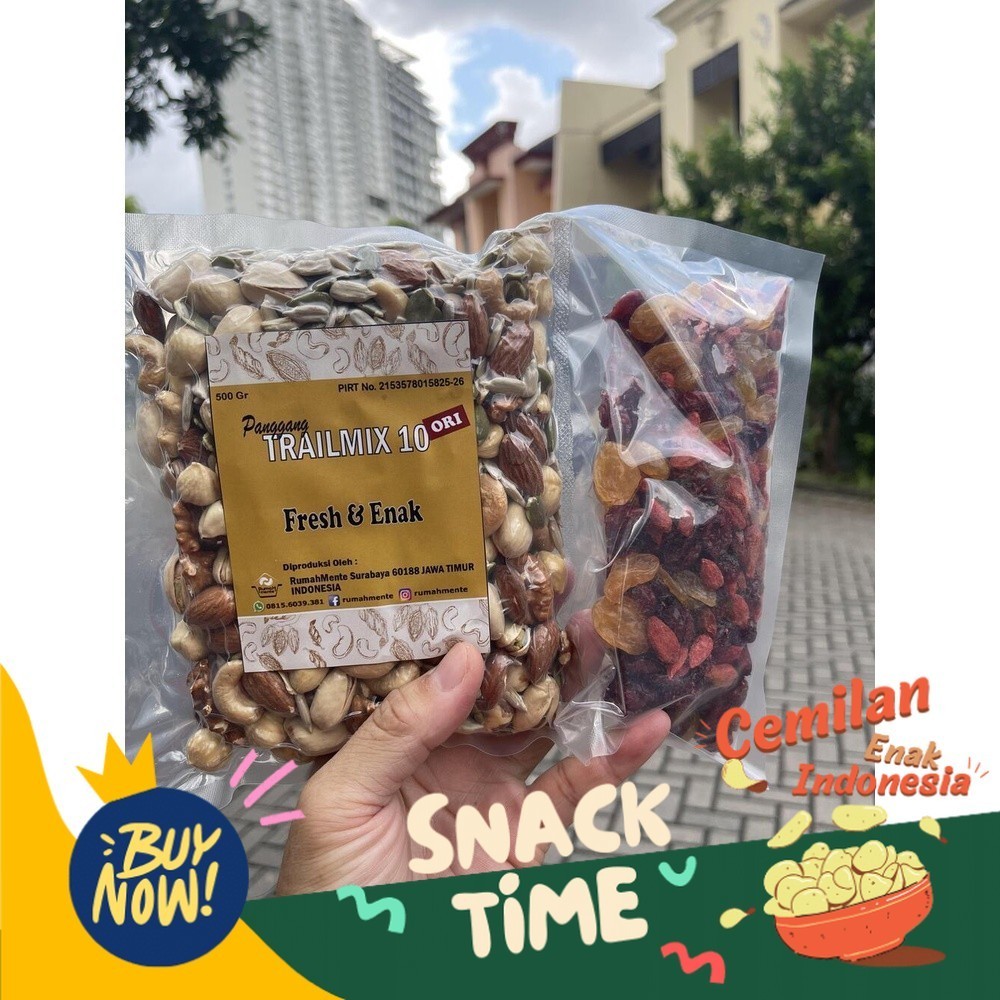 

Special Diskon TRAIL MIX 10 1KG KACANG MEDE KACANG ALMOND PISTACHIO HAZELNUT WALNUT SUNFLOWER PUMPKIN CRANBERRY GOJI BERRY GOLDEN RAISIN (CEMILAN DIET PREMIUM QUALITY)