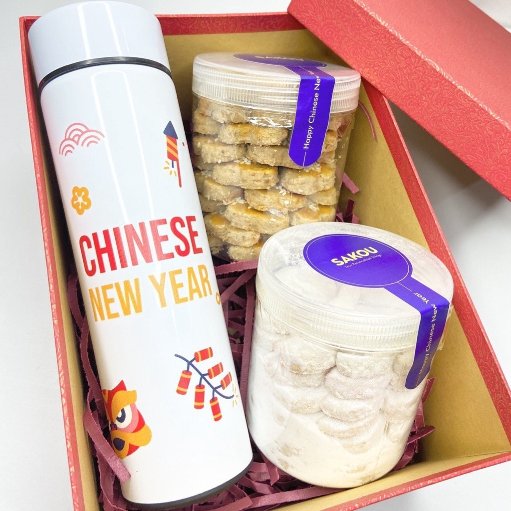 

DISKON HAMPERS IMLEK Hamper Kue Tumbler Parcel Parsel Chinese New Year Gift